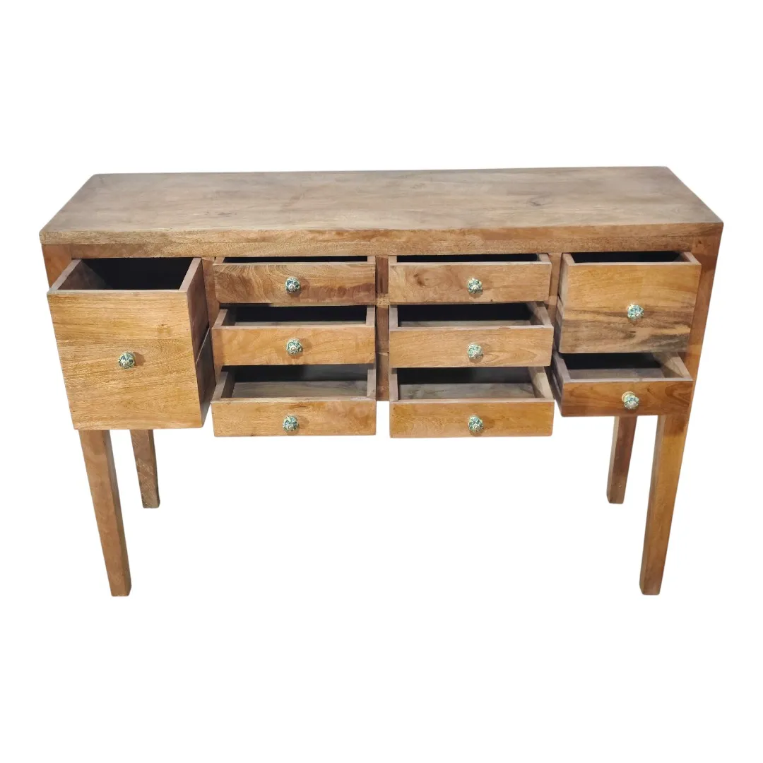 THE KANIKA MANGO WOOD CONSOLE DRESSER | خزانة تسريح وكونسول كانيكا من خشب المانجو
