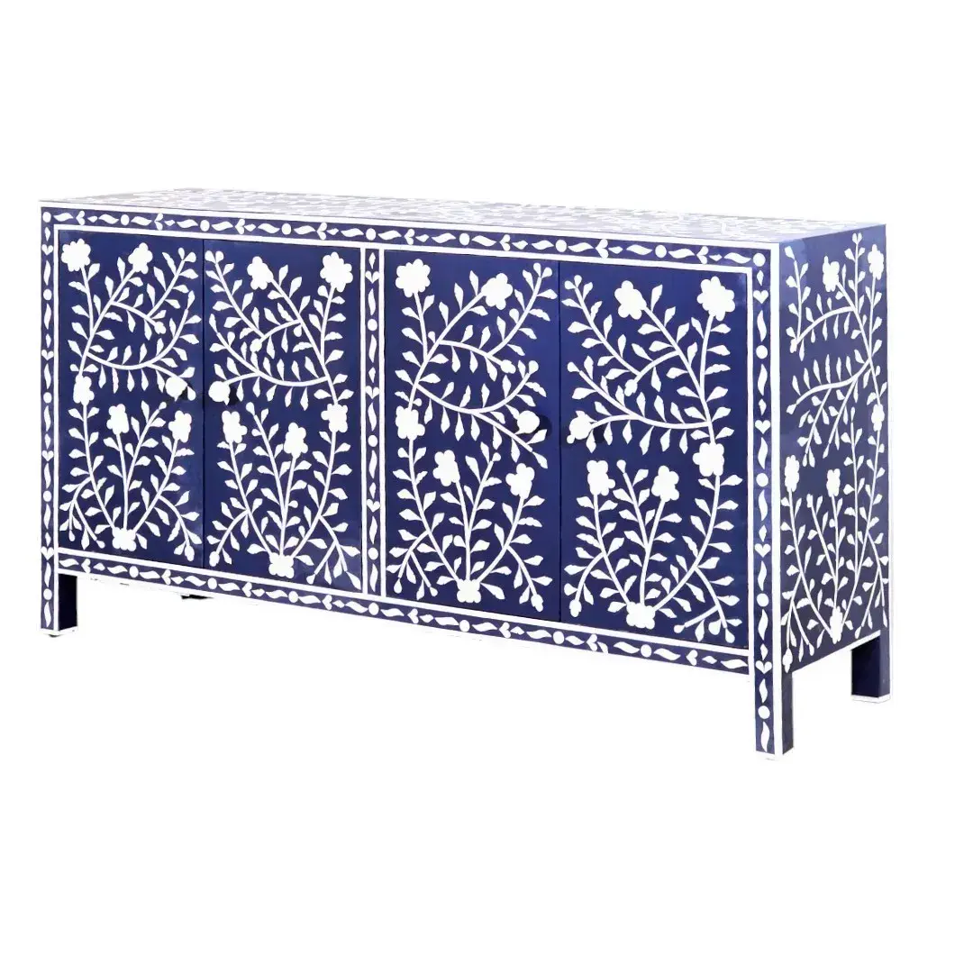 The Farah Practical Blue Sideboard