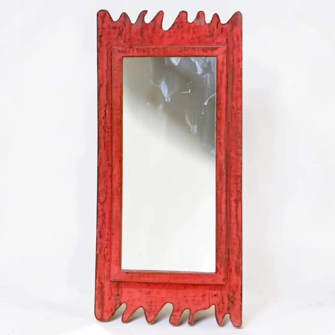The Crimson Seraph Architectural Mirror