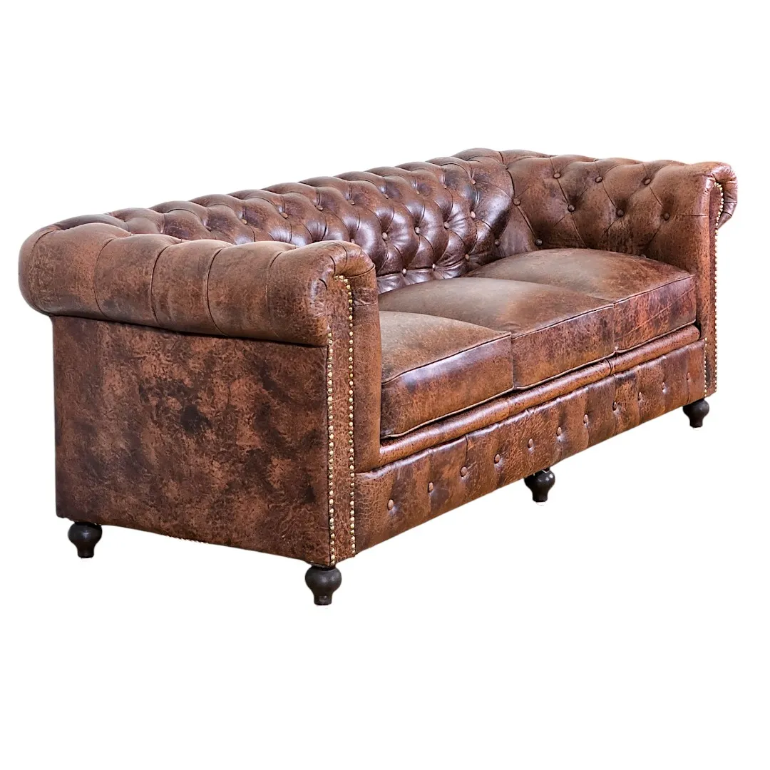 The Upland Leather Chesterfield Collection