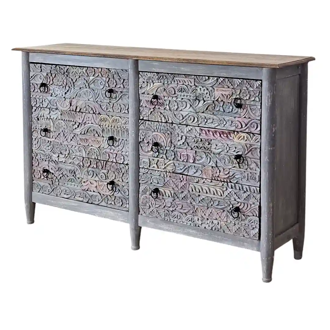 Harmony Carved Chest of Drawers