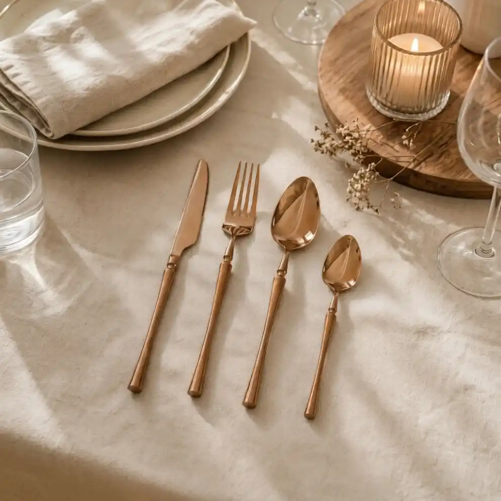 Dusk Copper-Tone Dinner Spoon