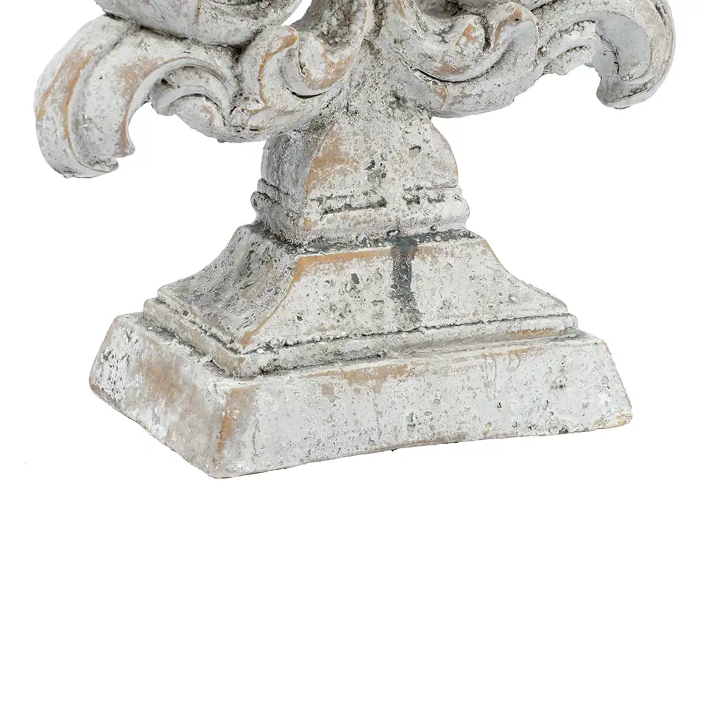 Acanthus Crest Cast Cement Finial
