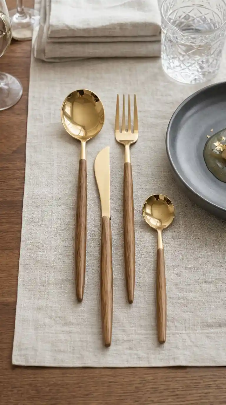 Dusk Organic Gold Tea Spoon