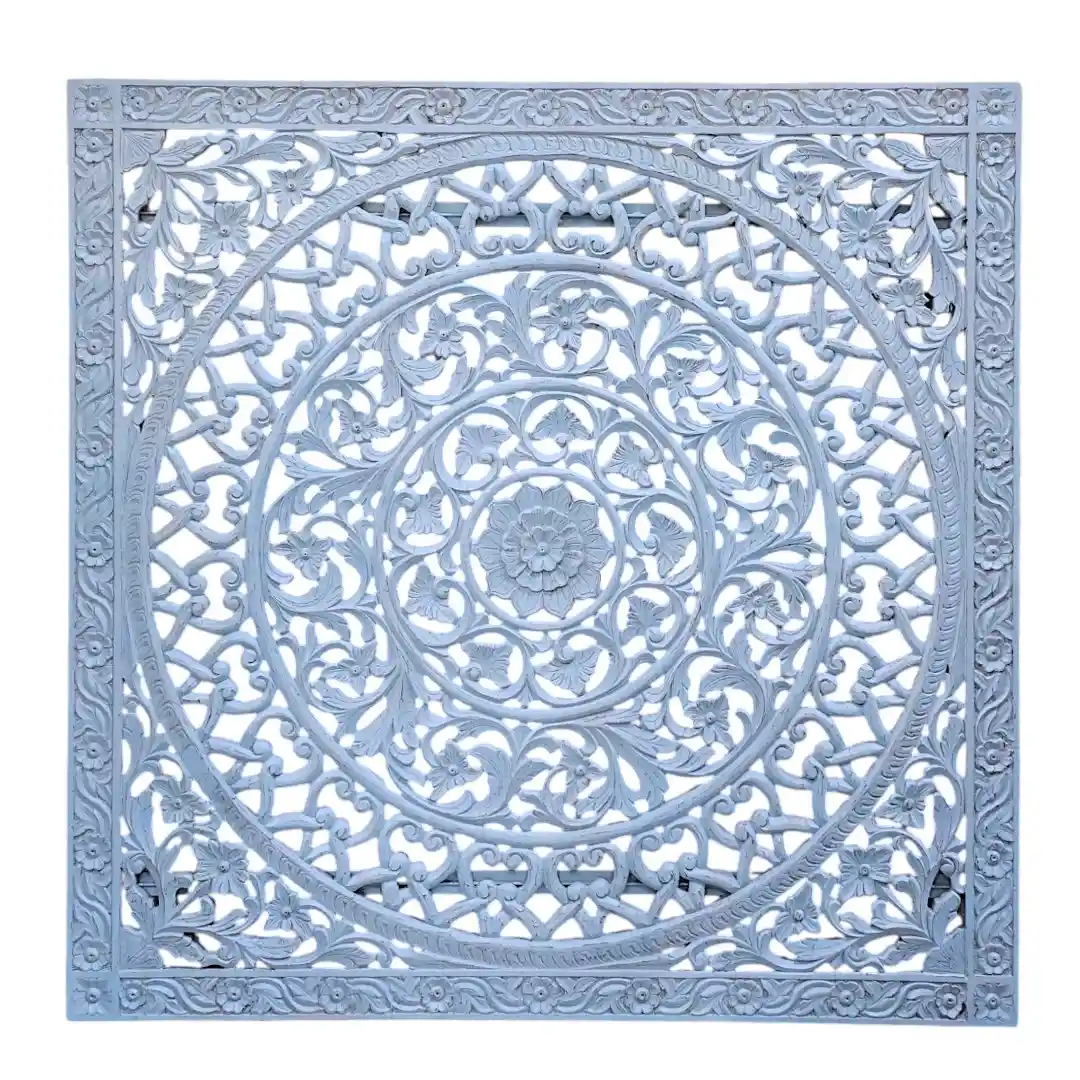 The Shah-Zadi Carved Wood Medallion