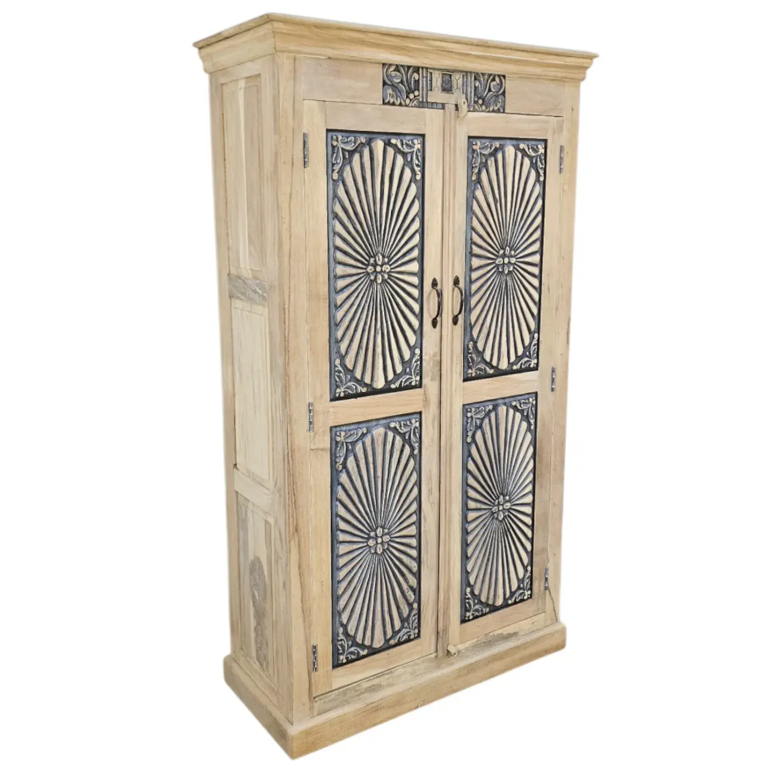The Aura Carved Armoire / Cabinet