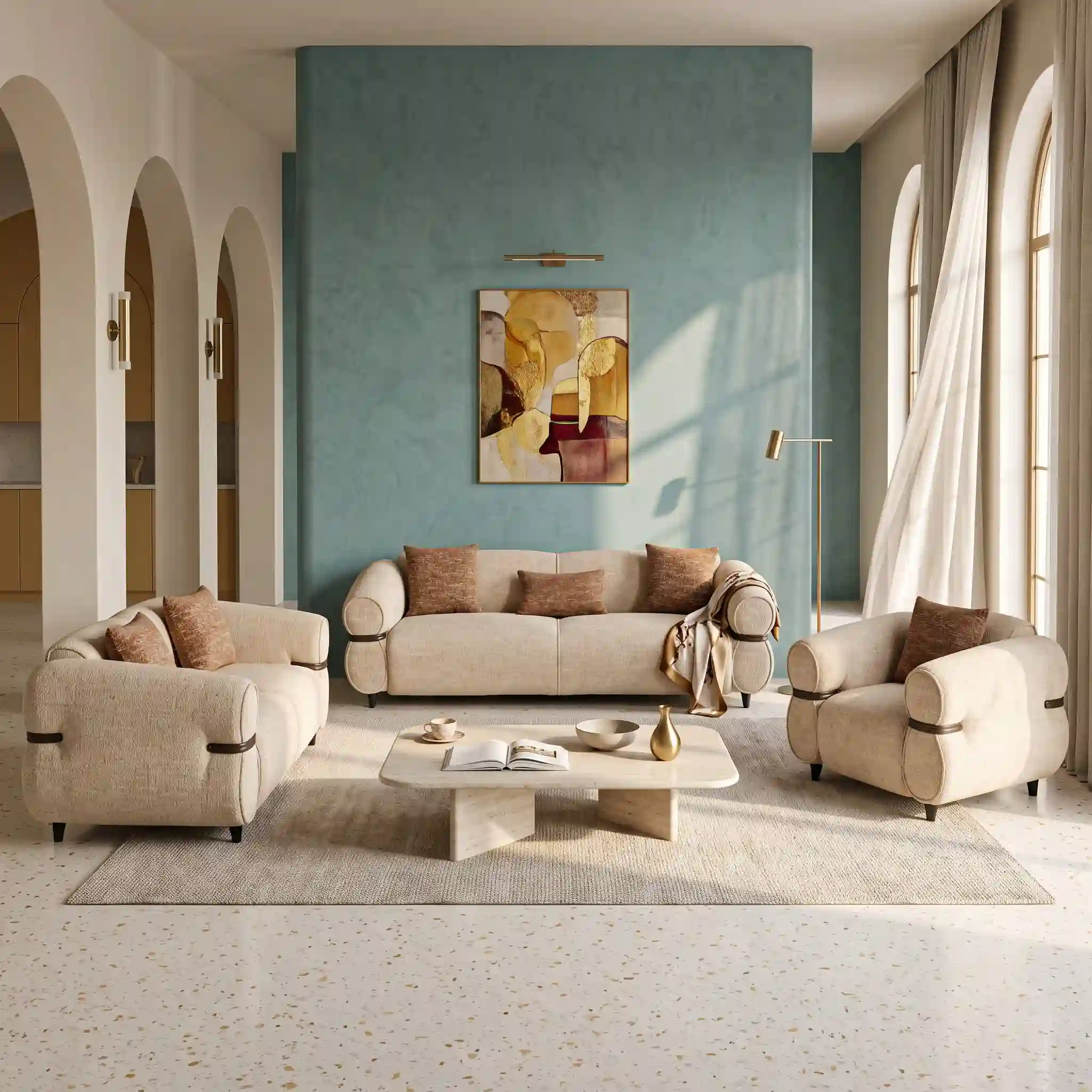 The Cloud-Form Echelon Love Seat