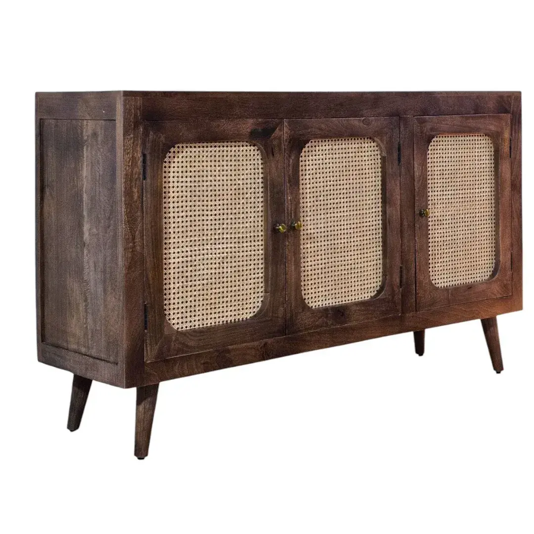 Buffet Canné - Natural Mid-Century Cane Buffet