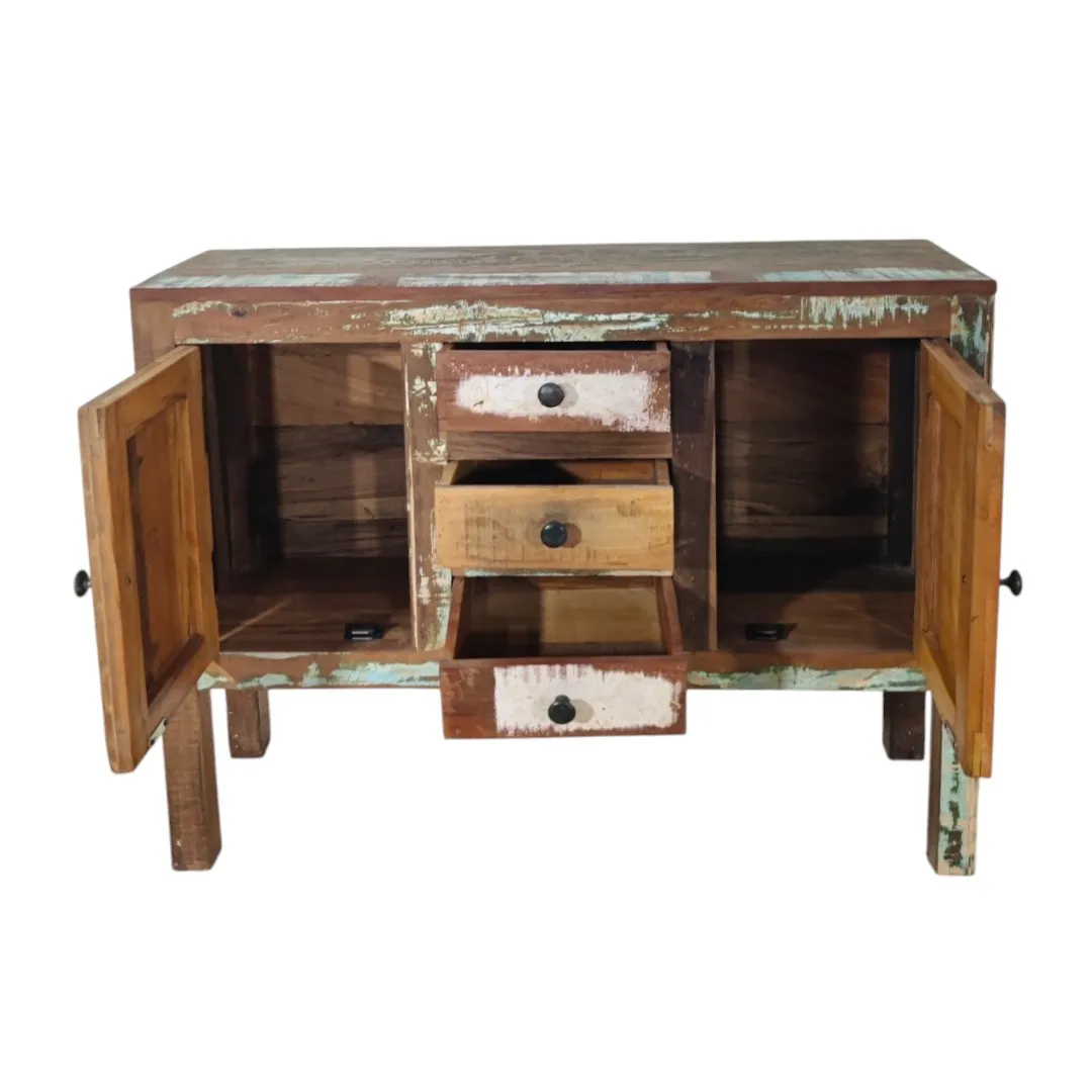 The Bristol Multi-Tonal Reclaimed Sideboard Cabinet