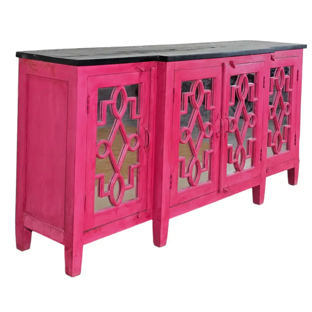The Sheesh Mahal Geometric Credenza