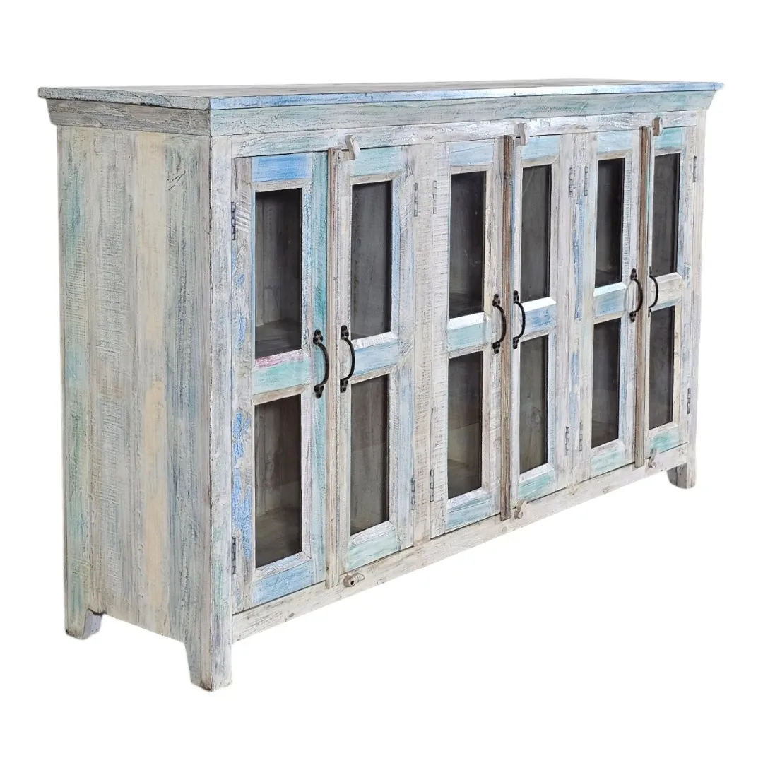 The Wanderer’s Glass-Panel Sideboard