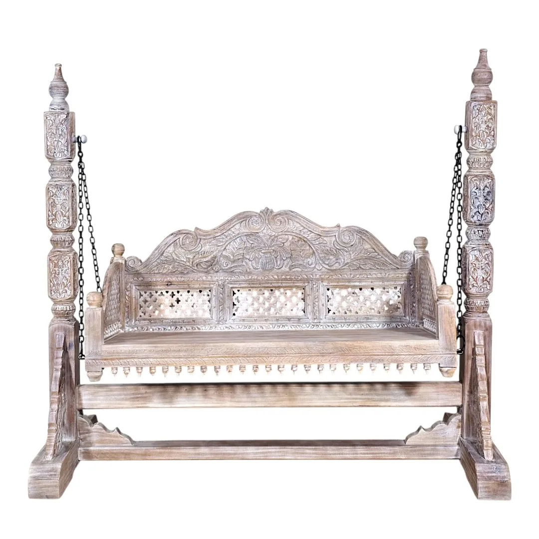 Serenity Carved Swing Bench