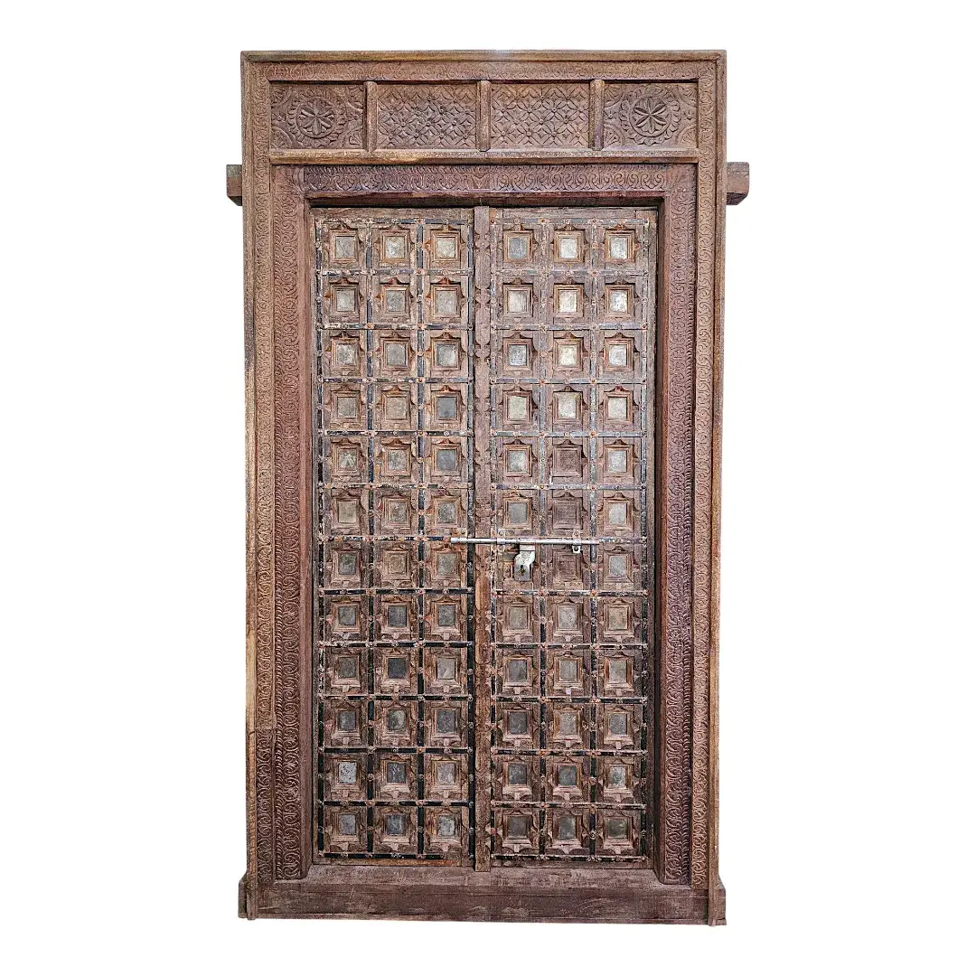 Majestic Cuadros Latón: Alhambra Brass Paneled Grand Door