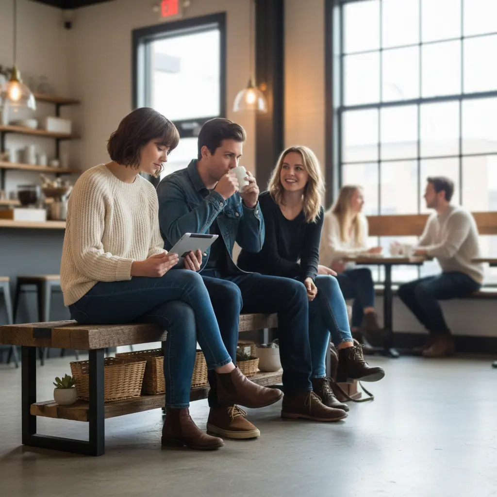 Reclaimed Sleeper Wood Console Bench