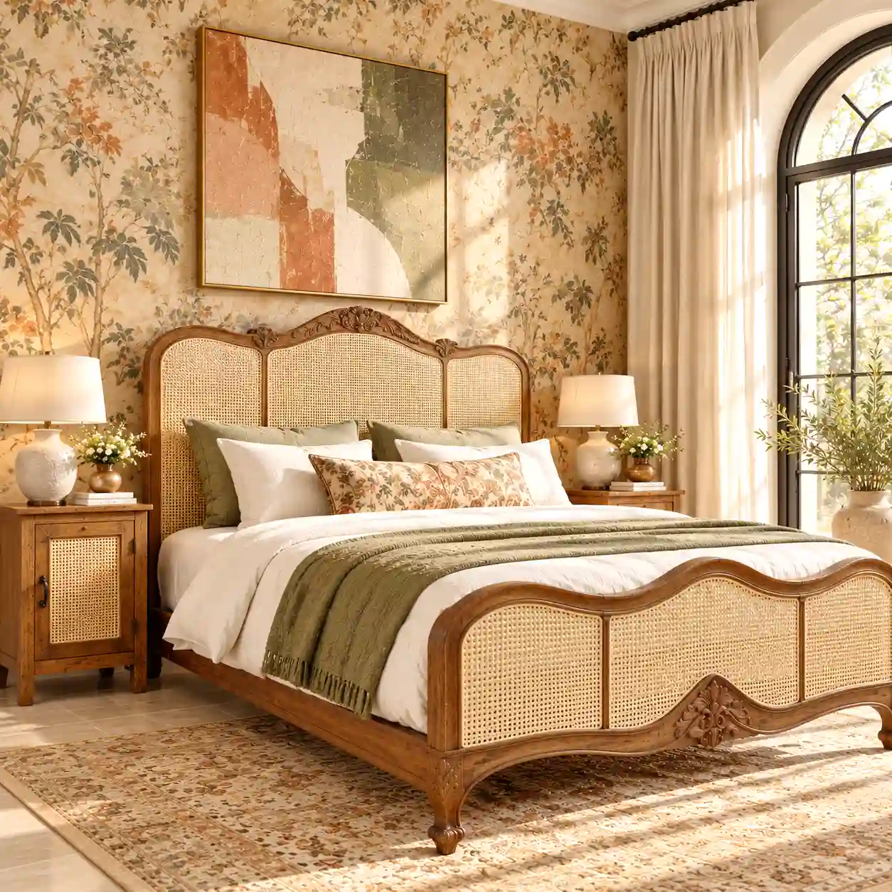 Serenity Rattan Bed