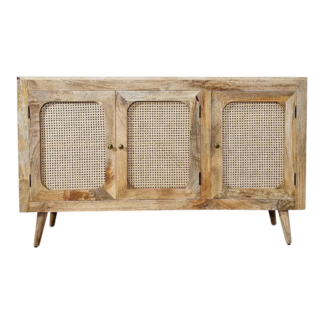 Buffet Canné - Natural Mid-Century Cane Buffet