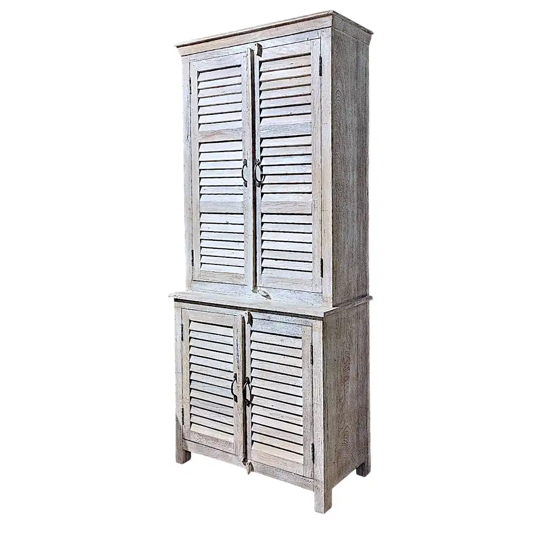 The Levantine Louvered Armoire