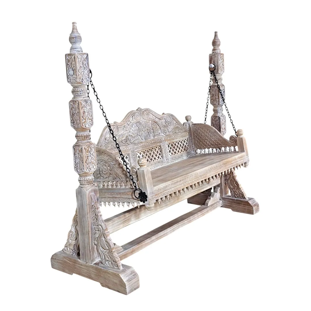 Serenity Carved Swing Bench