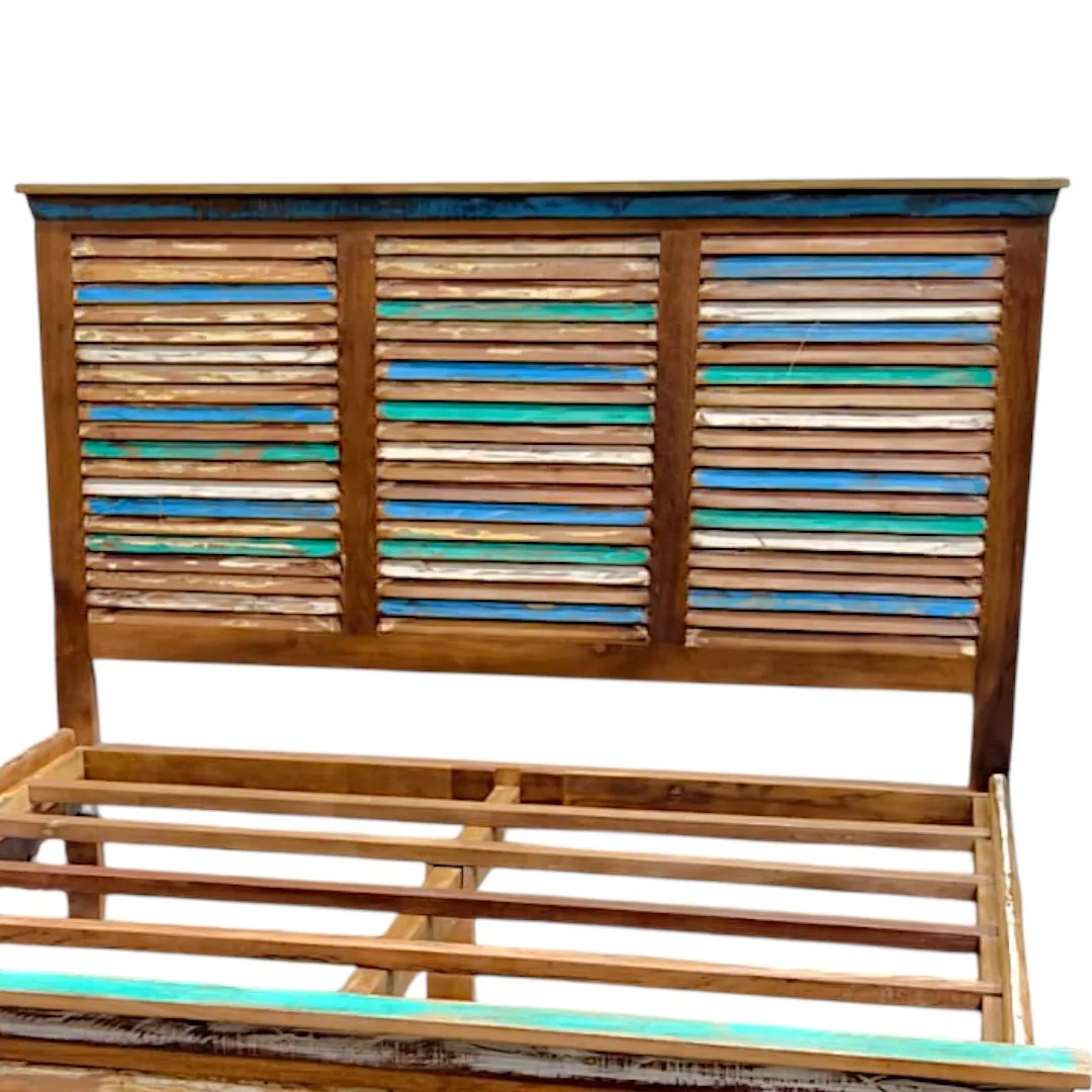 Driftwood Salvage Panel Bed