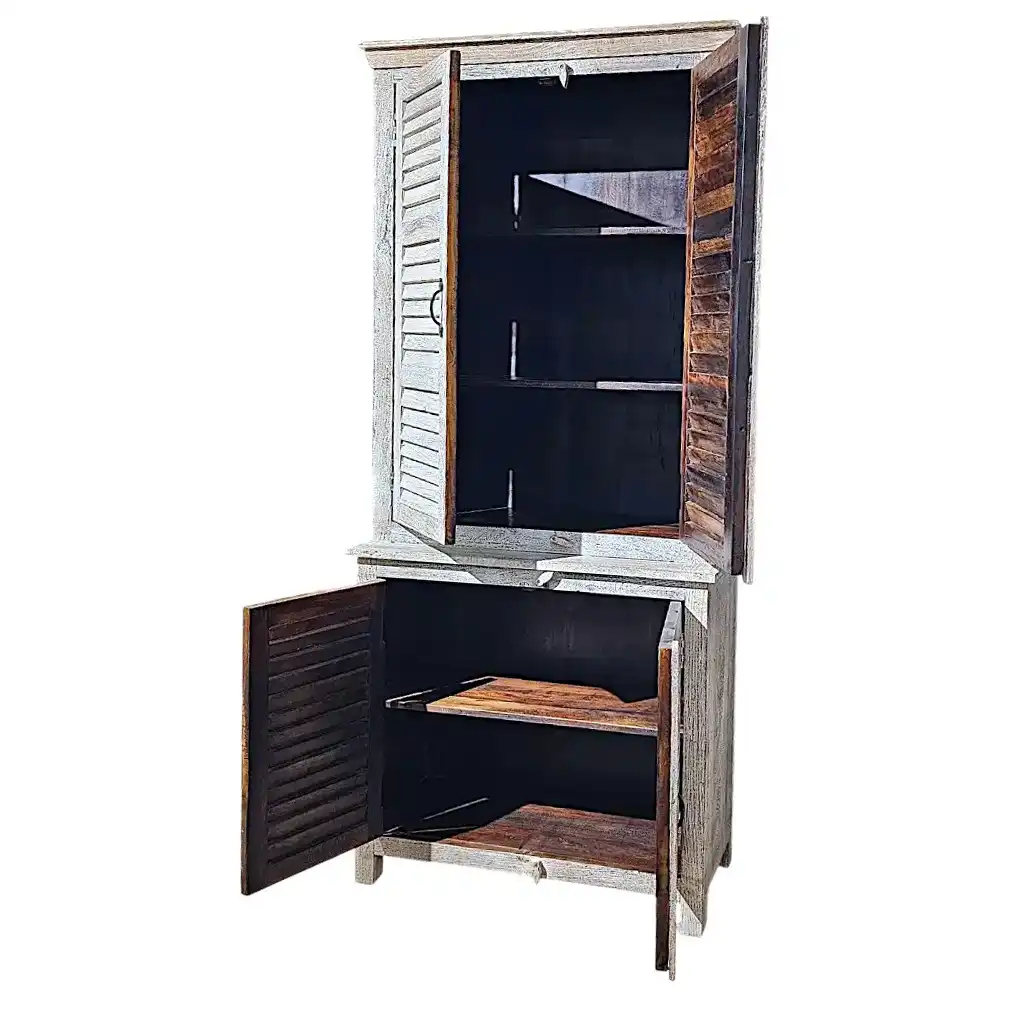 The Levantine Louvered Armoire
