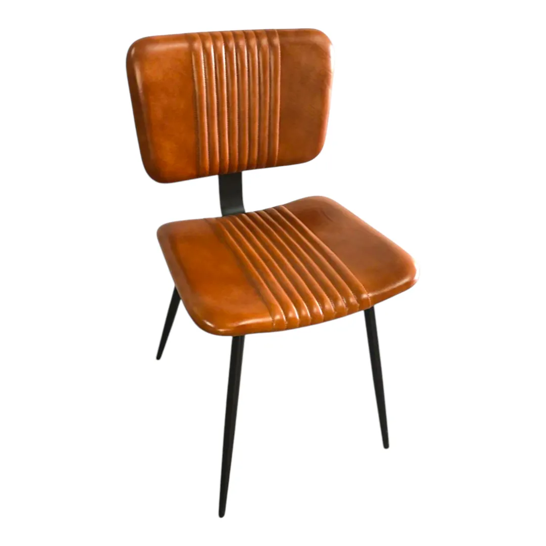 The 'Retro Lounge' Genuine Leather Chair