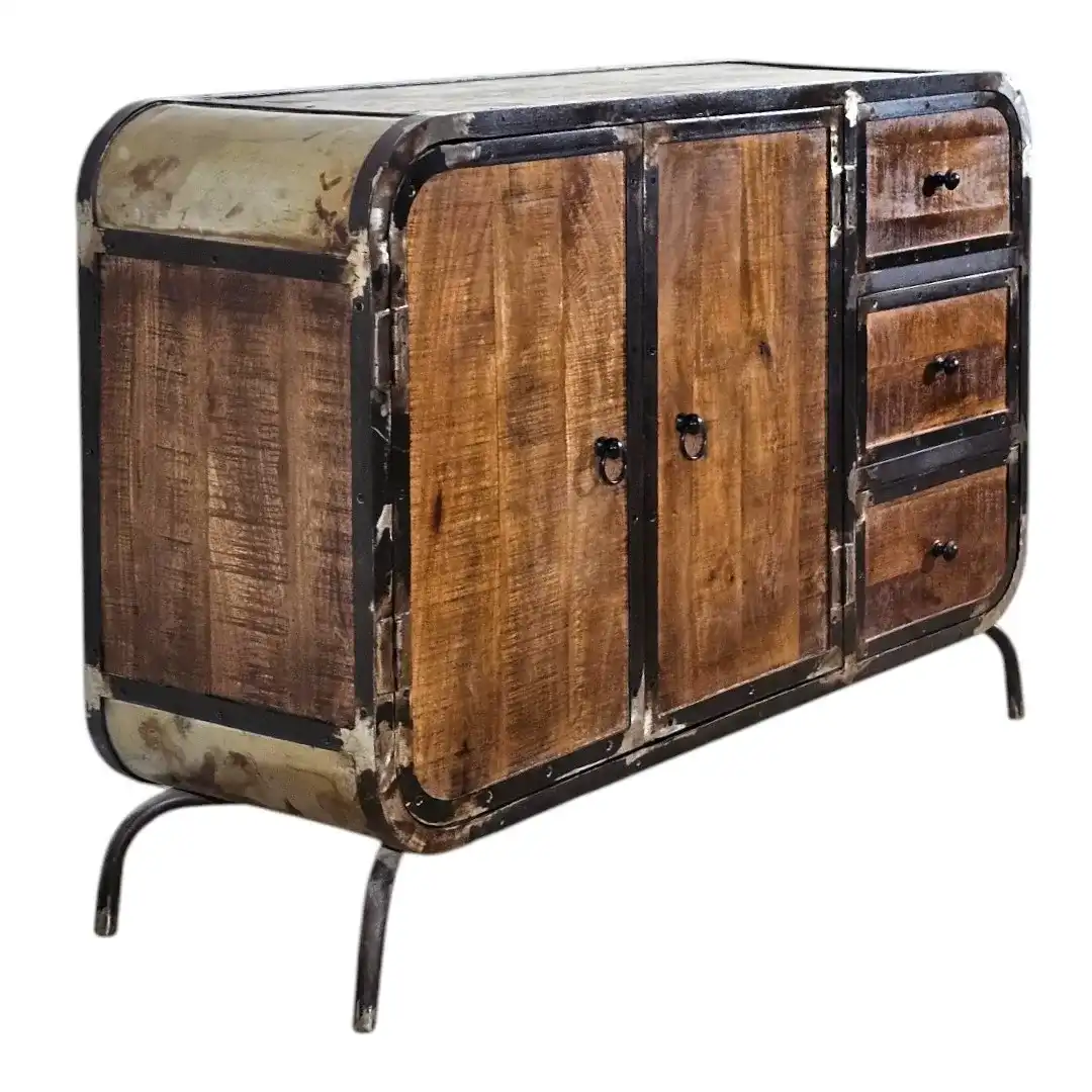 The Industrial Capsule Reclaimed Timber Sideboard