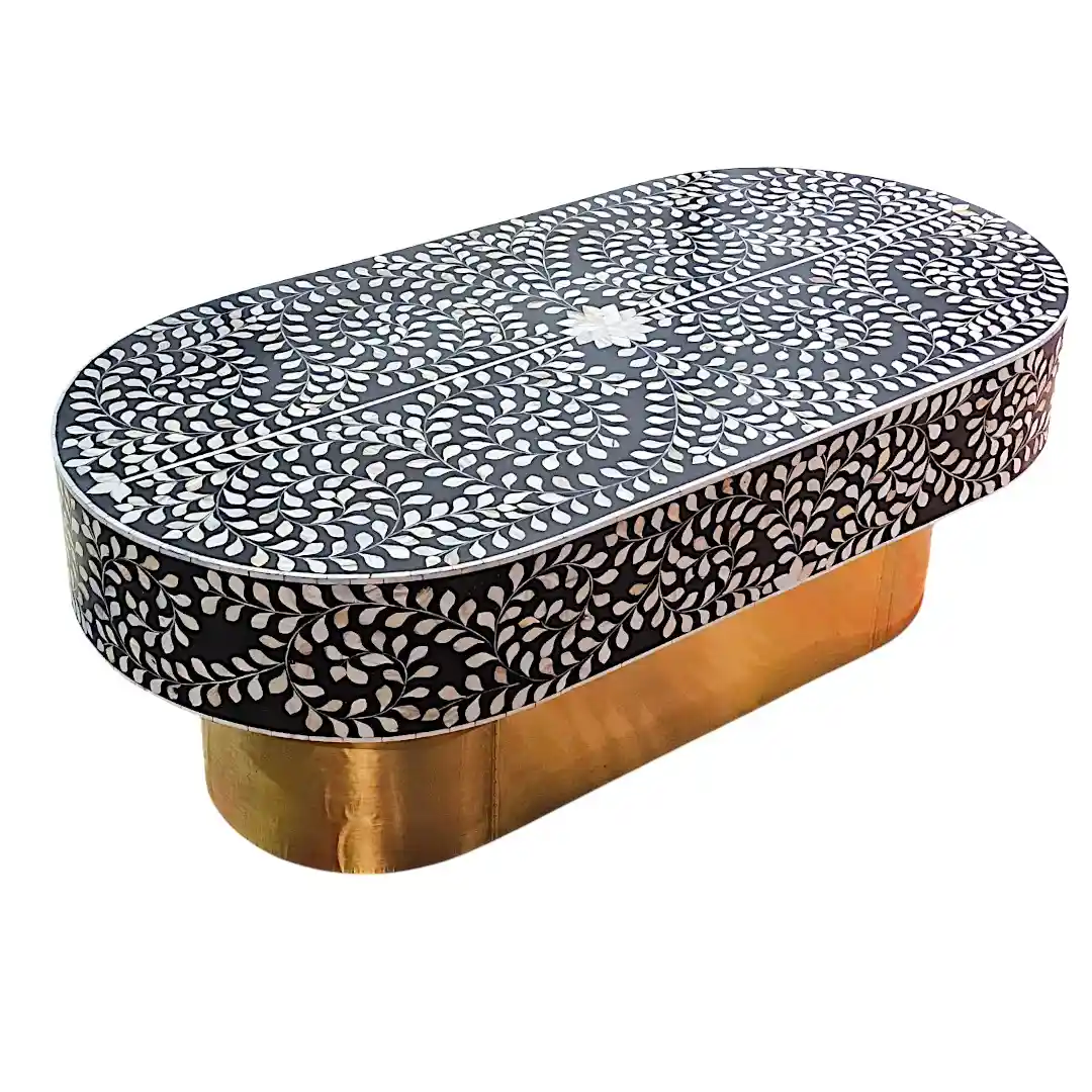 Al-Safa Streamlined Mother-of-Pearl Coffee Table
