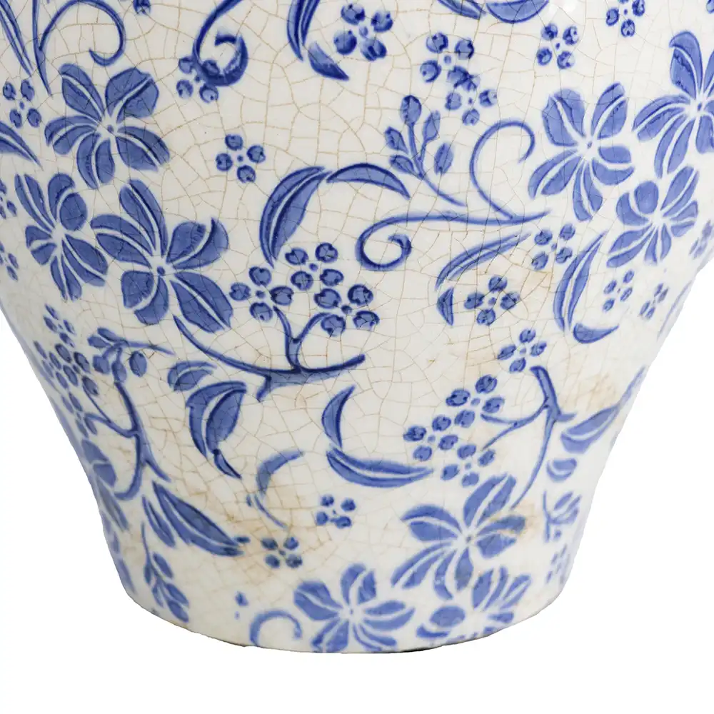 Sora Modern Botanical Ceramic Vessel