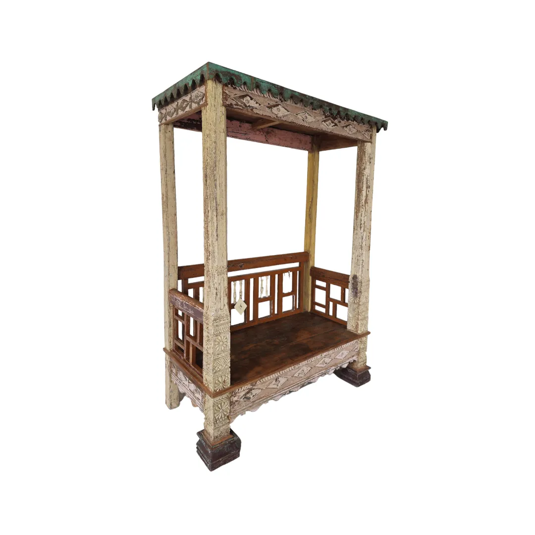 The Carved Sanctuary Bench