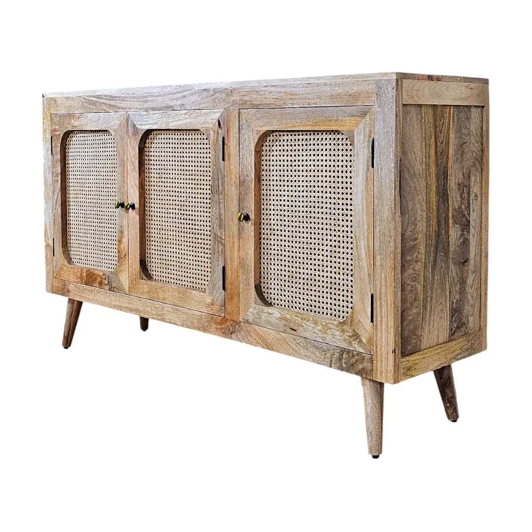 Buffet Canné - Natural Mid-Century Cane Buffet