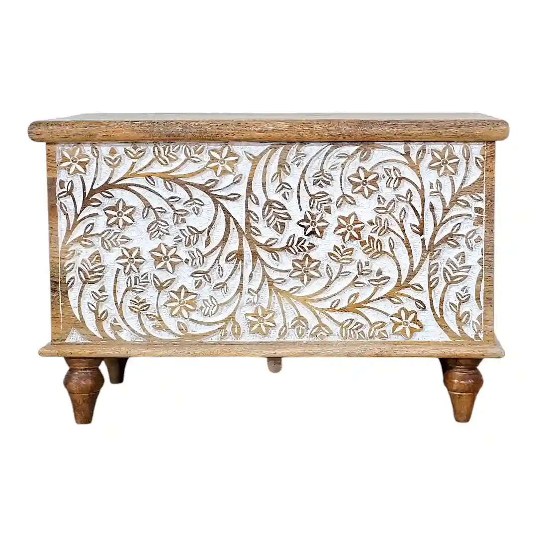 Al-Zahra Trésor (Cofre de Madera Tallada)