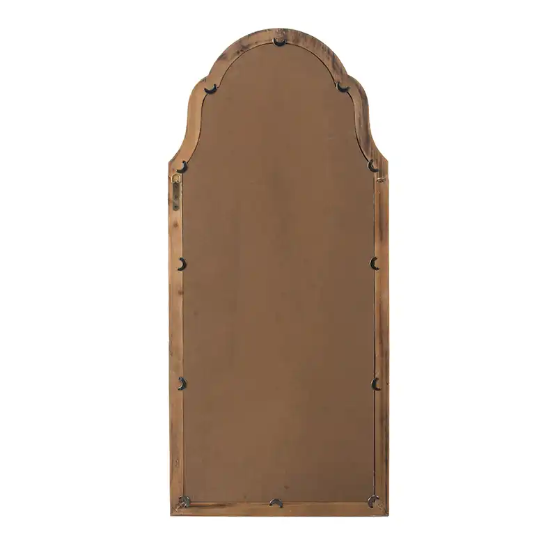 Artisan Carved French Windowpane Mirror