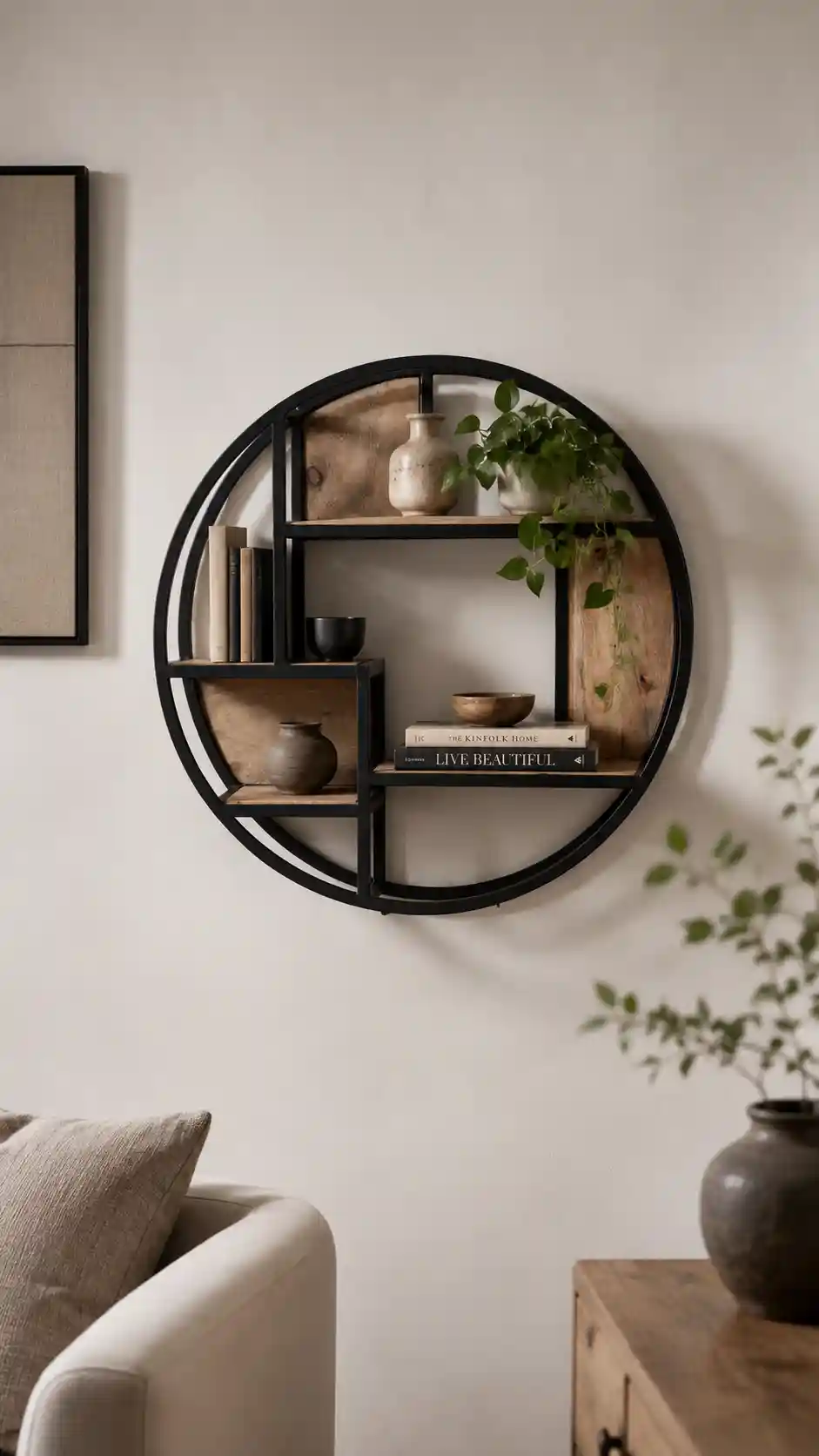 The Bauhaus Concentric Wall Shelf
