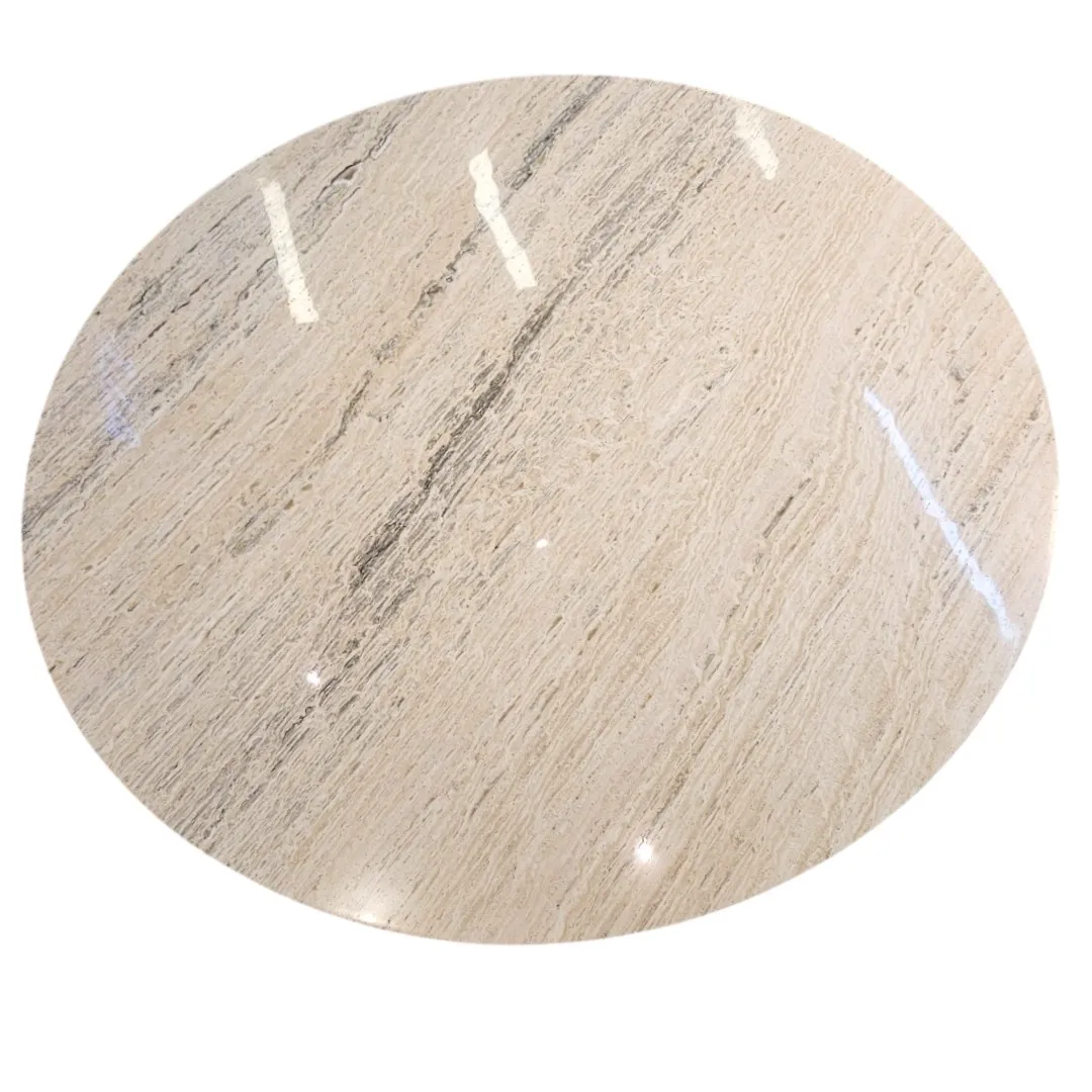 Travertine Foyer Table