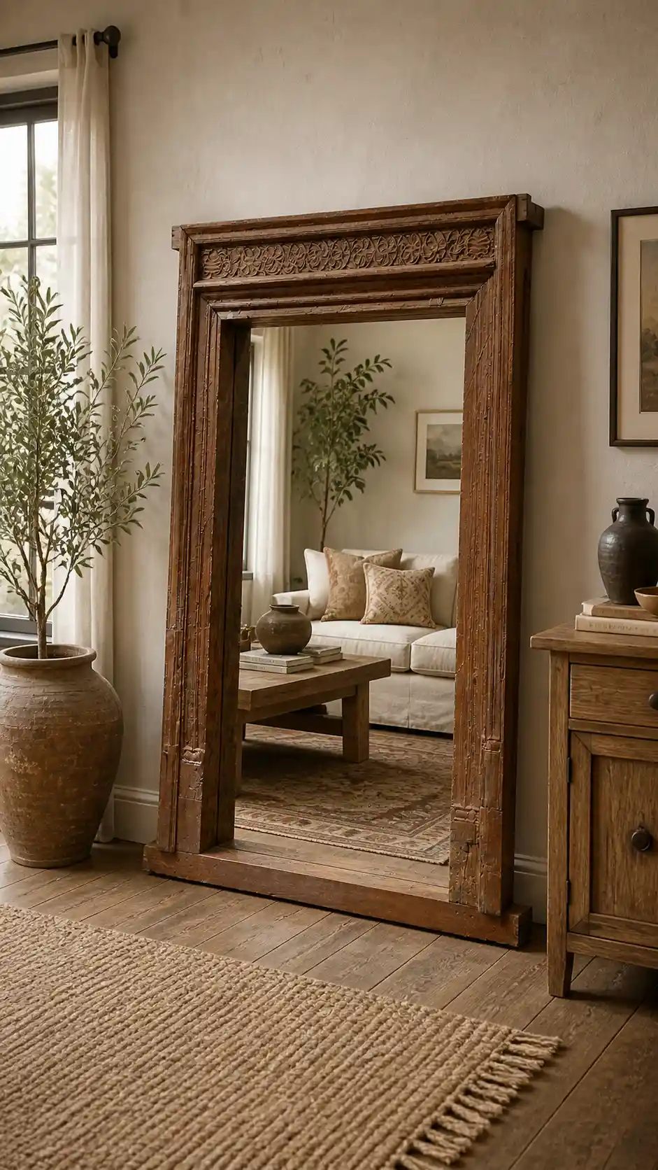 Elara Repurposed Sanctuary Mirror
