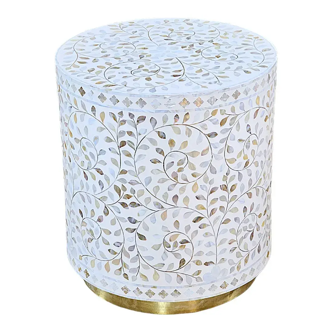 The Aziza Flower Stool