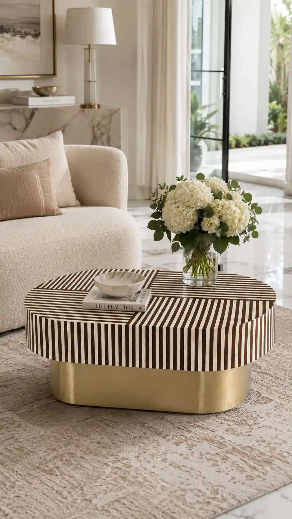 The Gisaka Op-Art Coffee Table