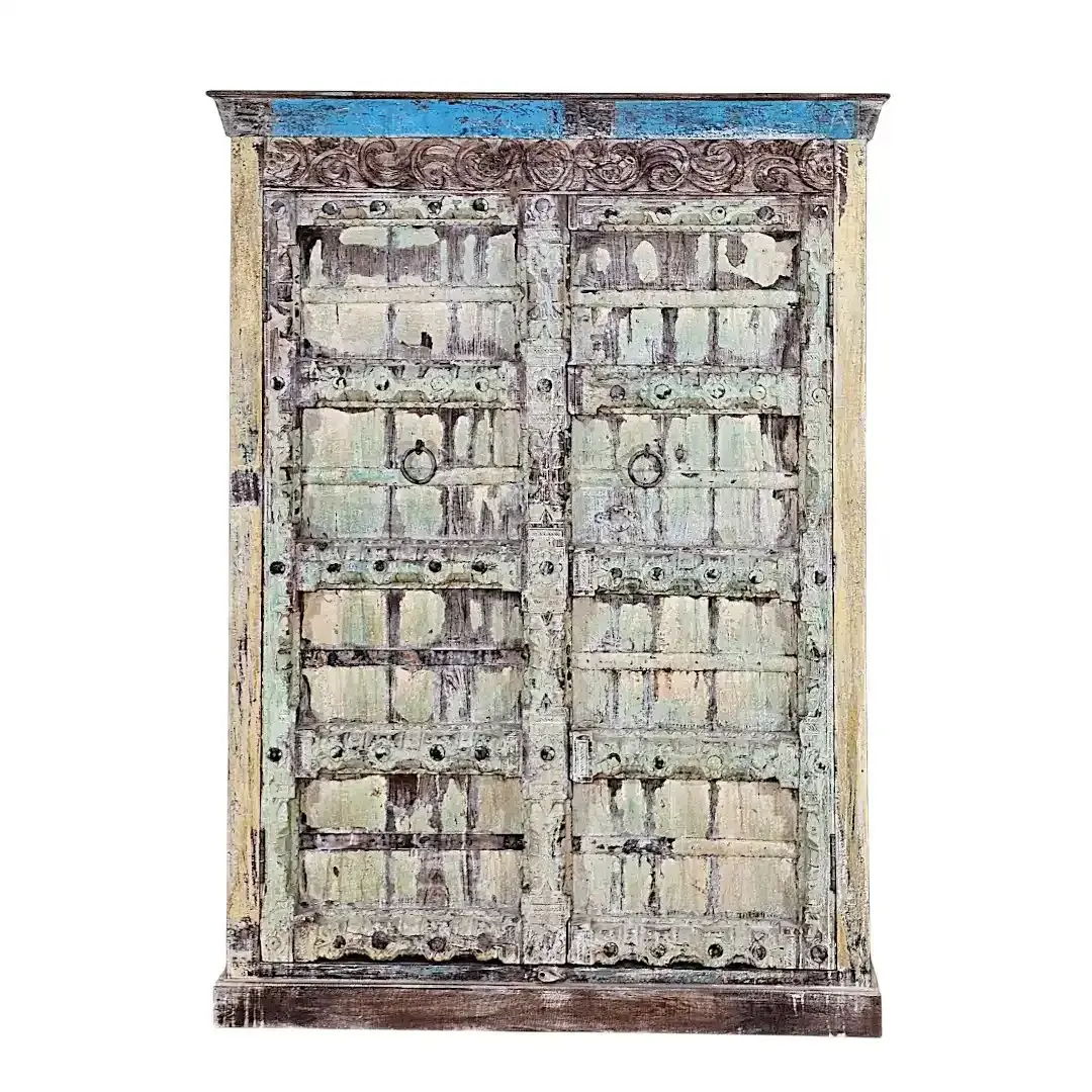 Oasis Rustic Multi-Tone Storage Cabinet