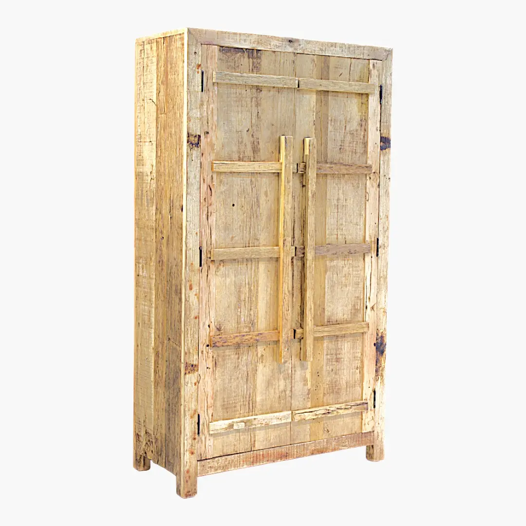 The Curator’s Raw Timber Vault Cabinet