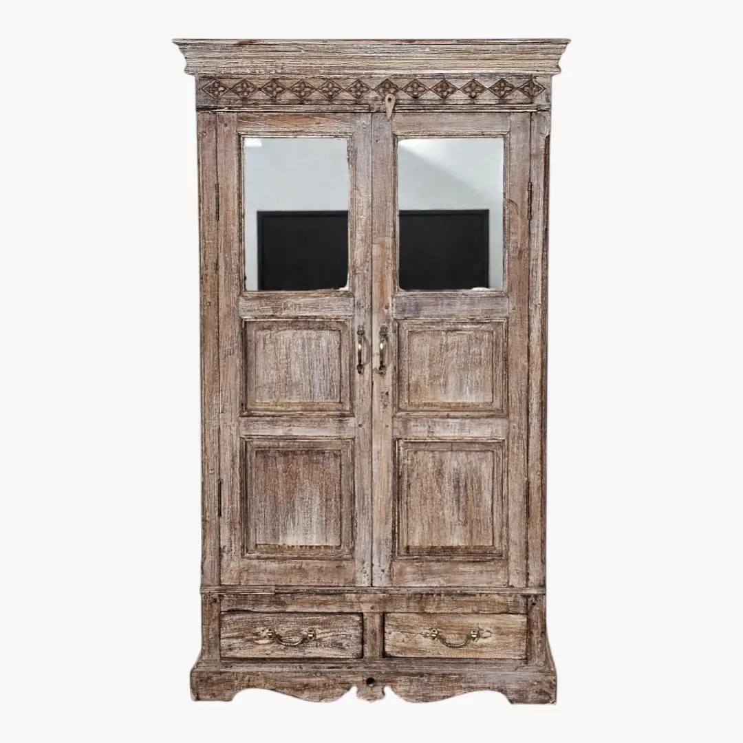 Al-Turath Rustic Mirrored Cabinet