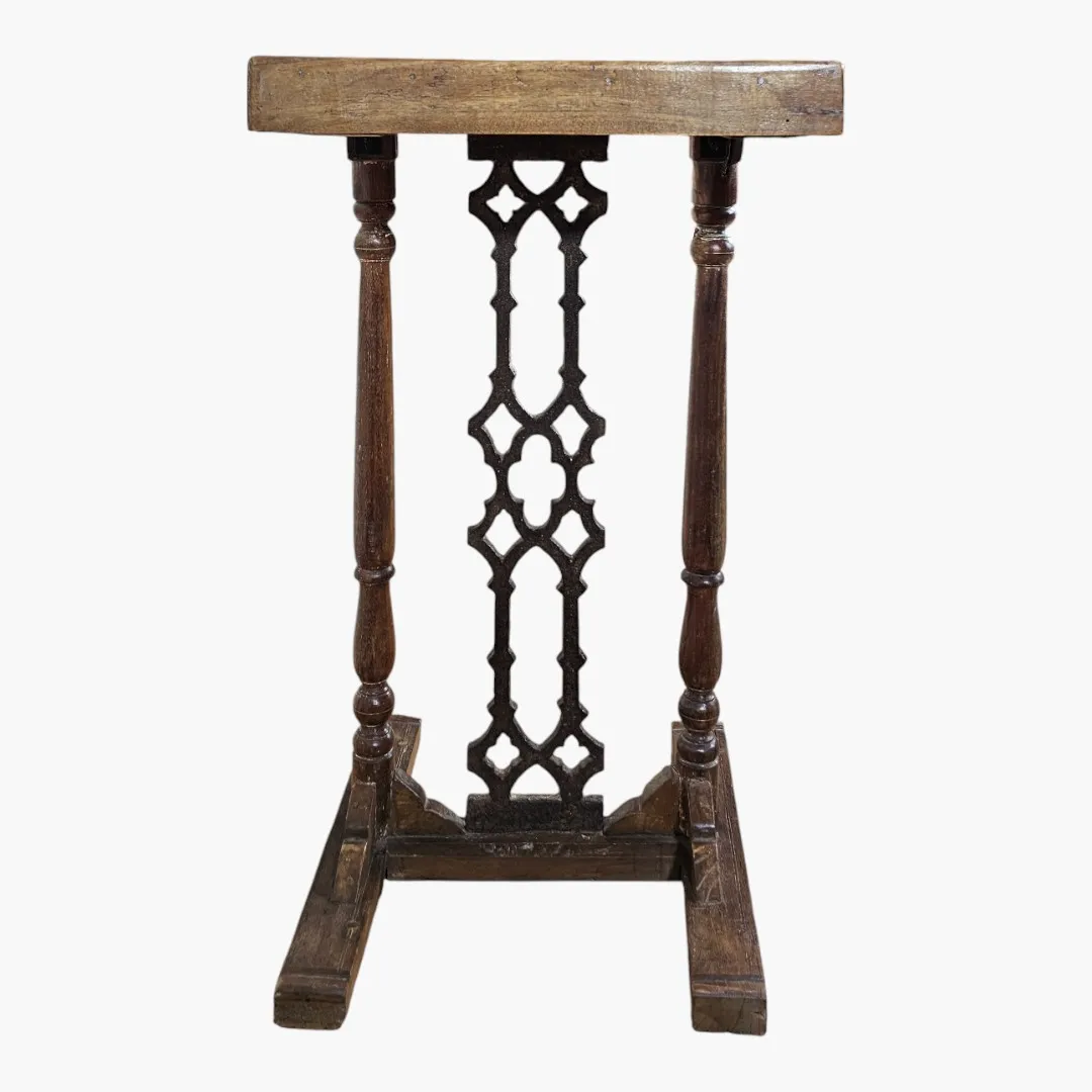 Architectural Fretwork Accent Table