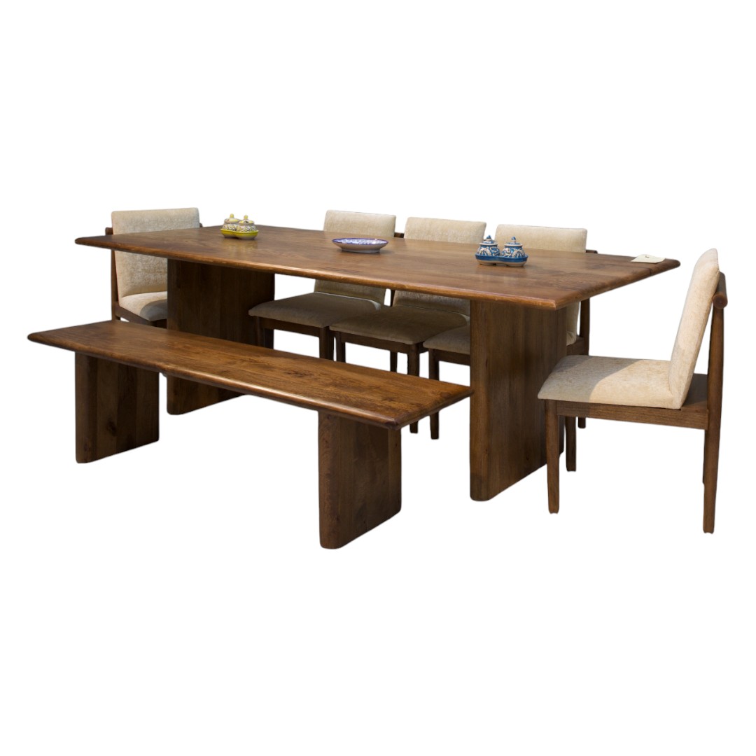 The Monolithic Timber Dining Table