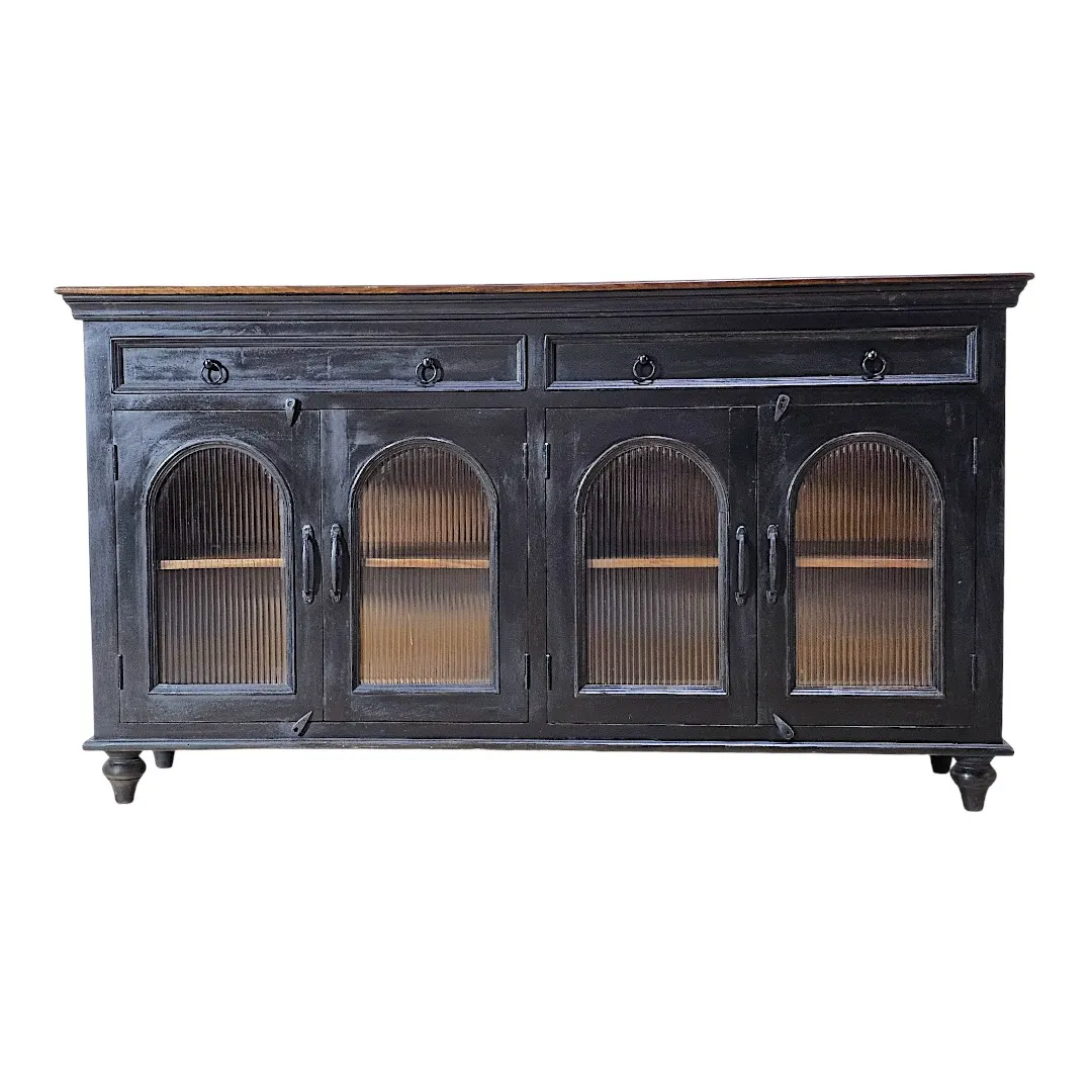 The Flute Glass Display Sideboard