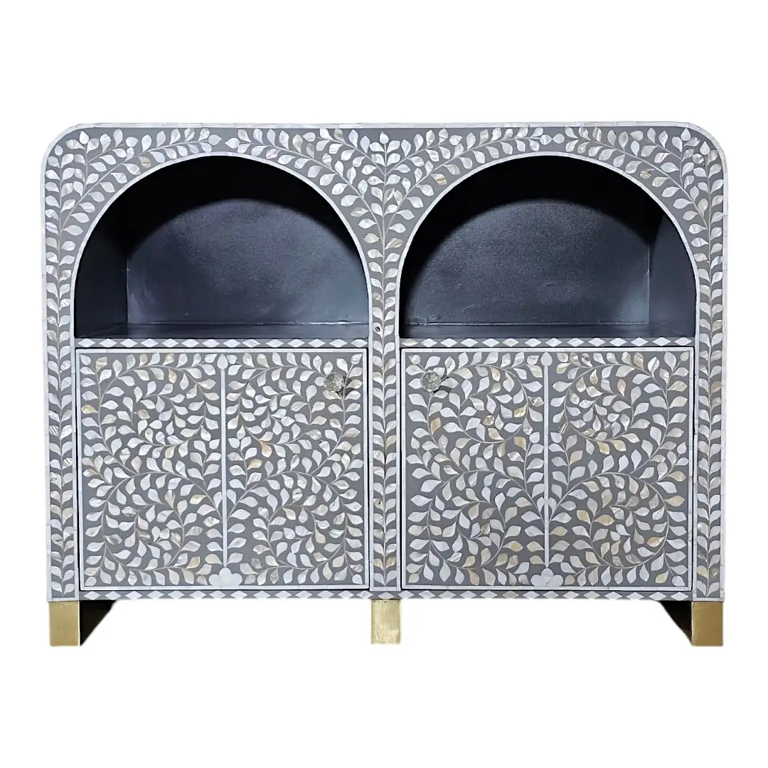 THE "SADAFA" ARCUATED PEARL INLAY SIDEBOARD