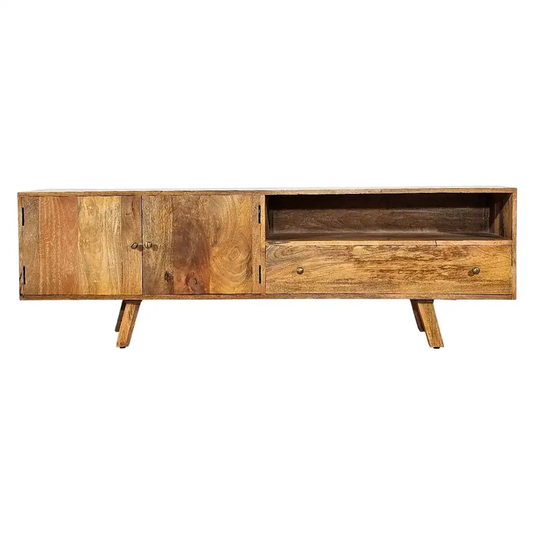 Benchwright Solid Mango Media Console