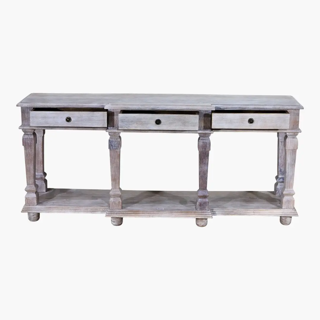 Veranda Three-Drawer Console | Classic Family Table