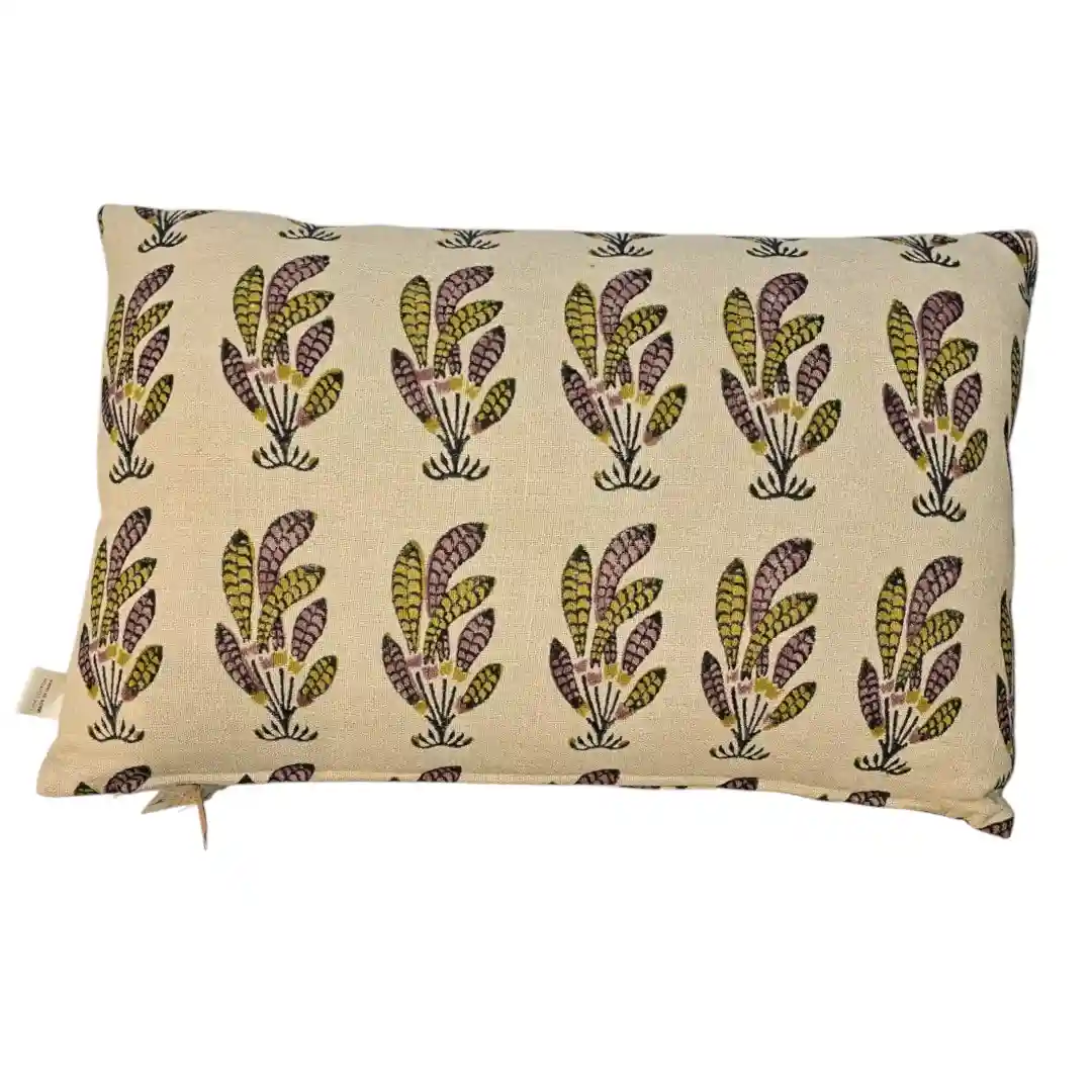 THE GULISTAN HERITAGE BLOCK-PRINT CUSHION COVER
