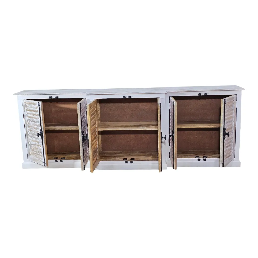 The Versatile Shutter Sideboard - Wide Storage Cabinet (Aparador de Persianas)