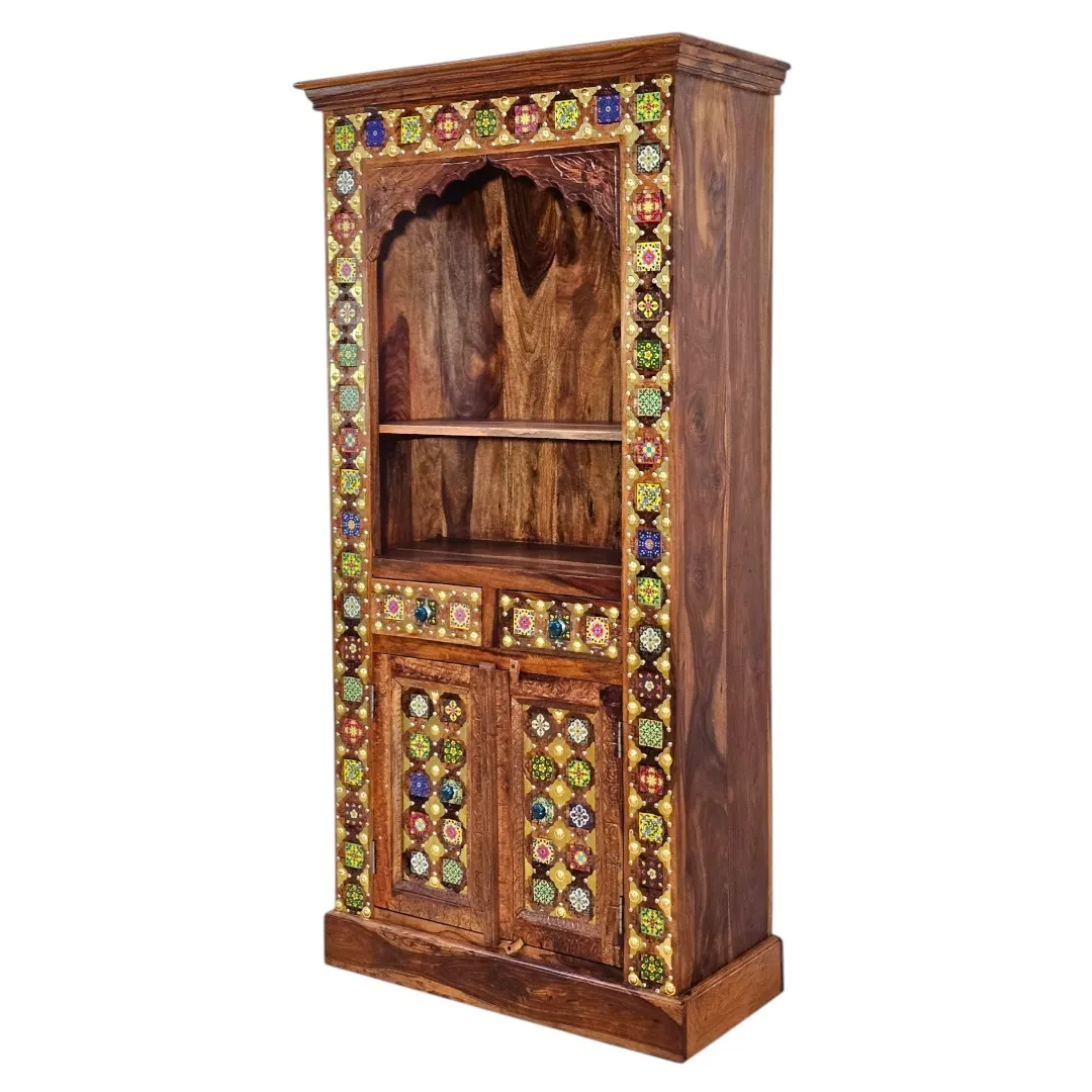 Al-Kitab Indian Rosewood & Gilded Brass Bibliothèque