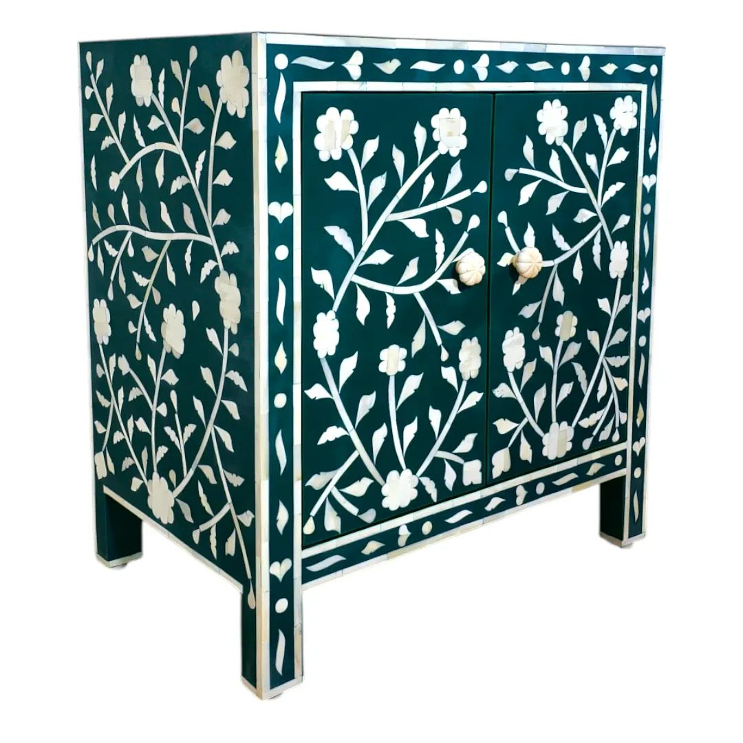 Zaina Floral Inlay Cabinet